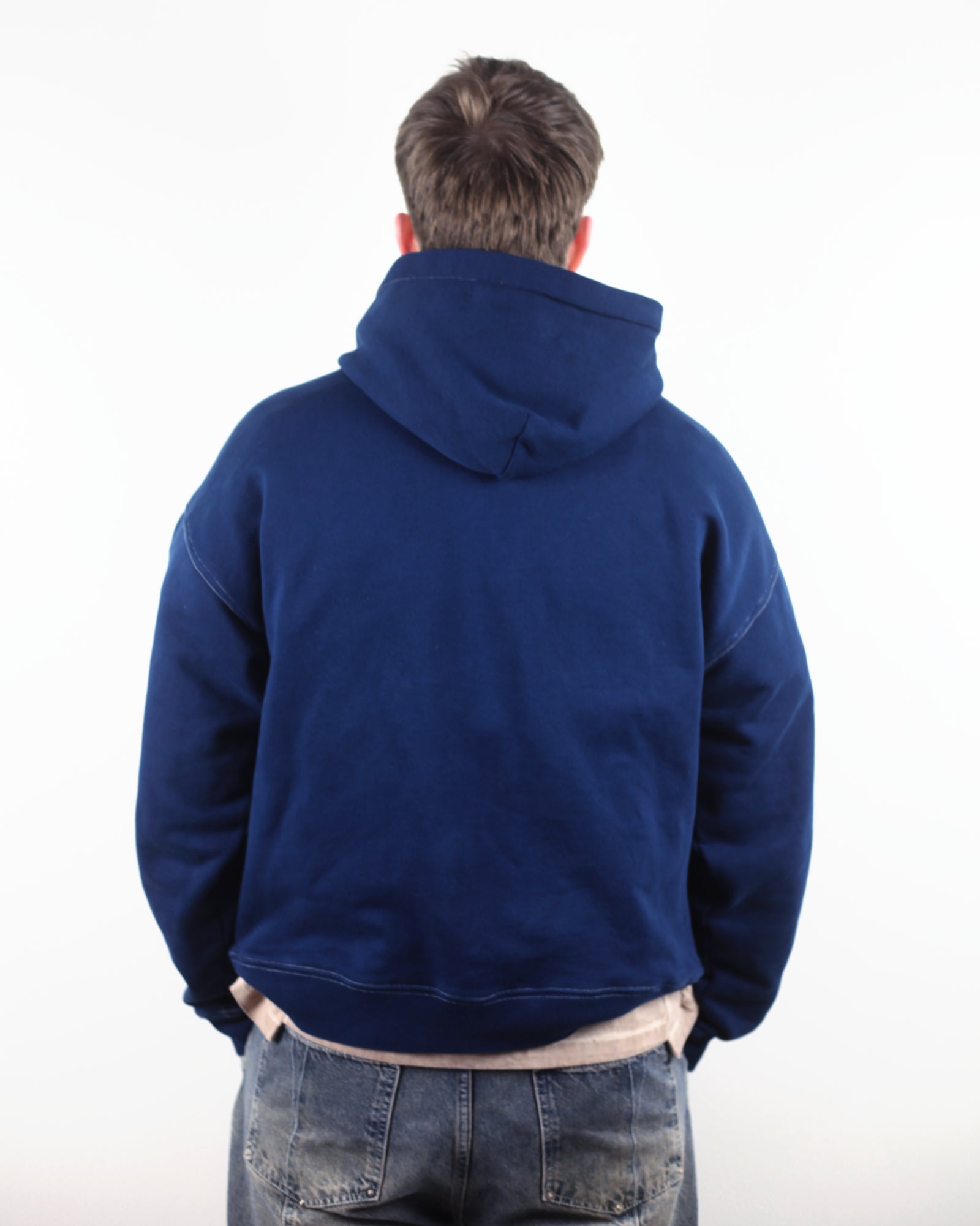 Blue Blank Hoodie