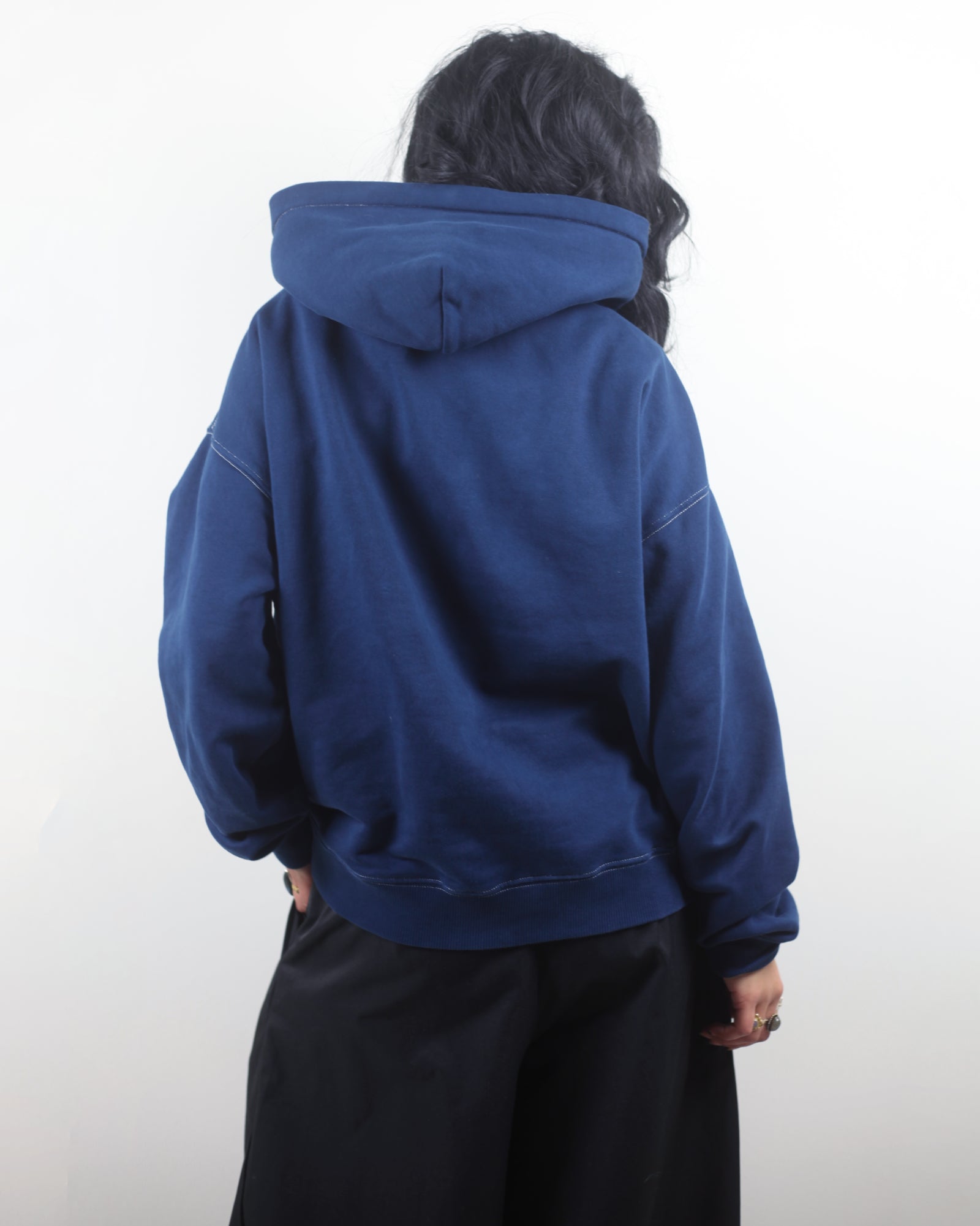 Blue Blank Hoodie