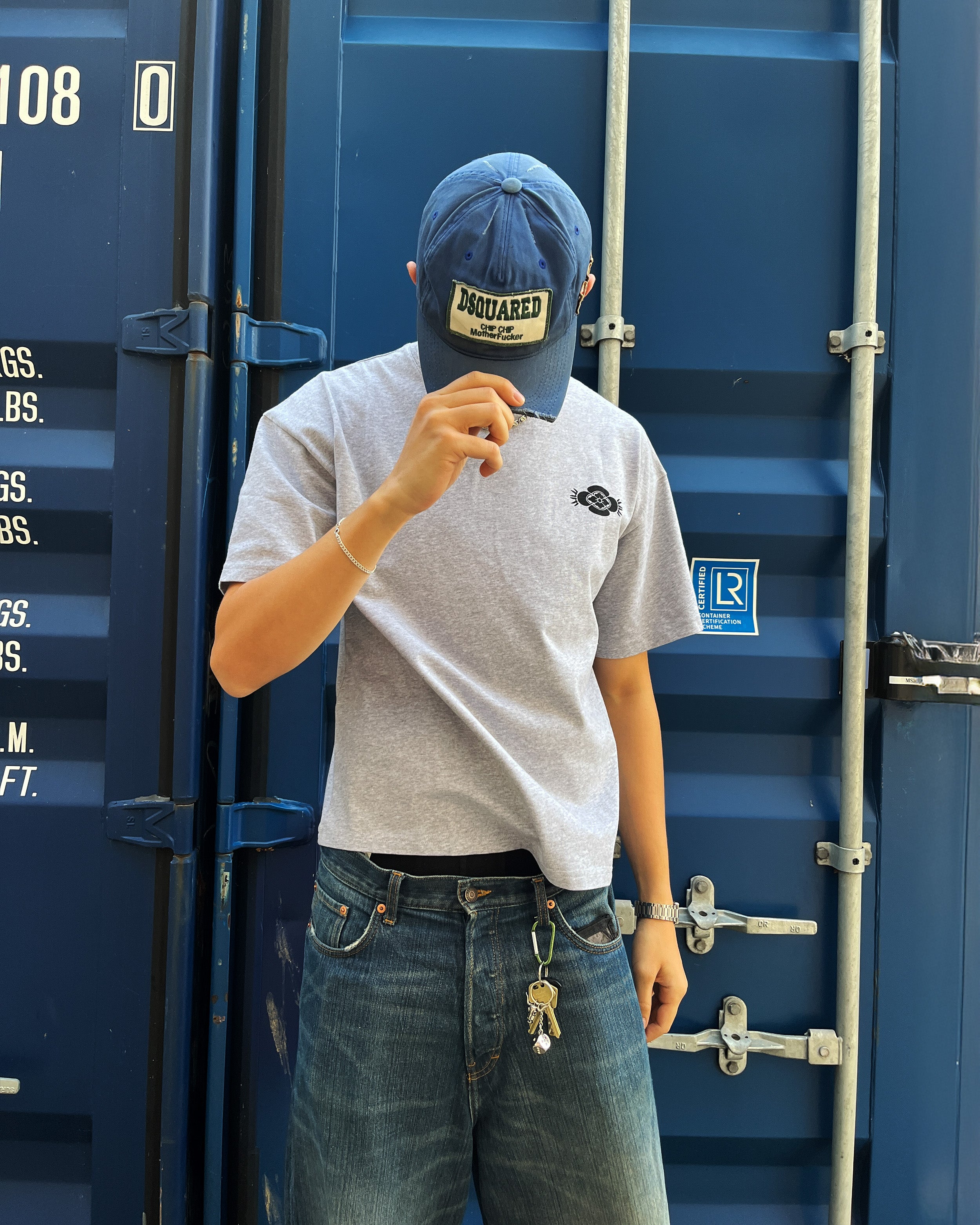 BOXY HEATHER GRAY T-SHIRT